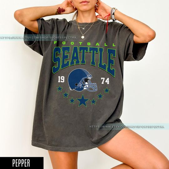 Discover Seattle Football Vintage Style Comfort Colors T-Shirt,Seattle Football Crewneck T-Shirt, Seattle T-Shirt, Retro Seattle Football