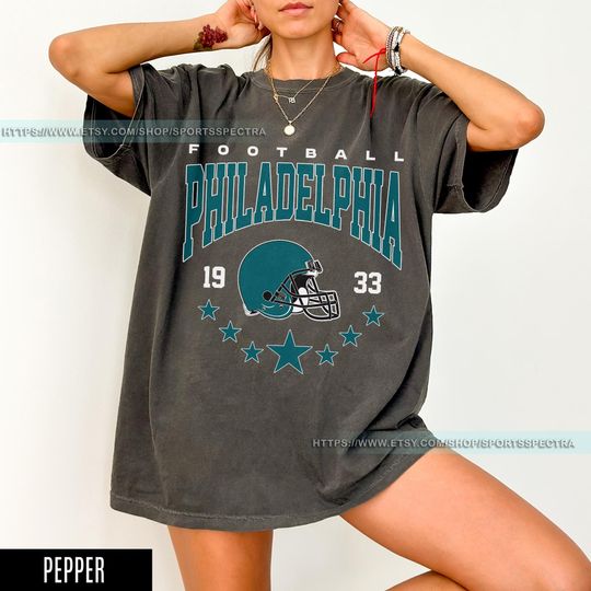 Discover Philadelphia Football Vintage Style Comfort Colors T-Shirt,Philadelphia Football Tshirt,Football Tshirt, Philadelphia Retro Crewneck