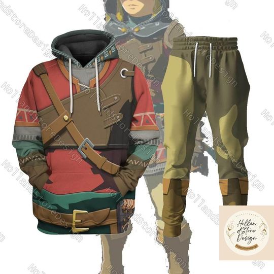 Discover Halloween Legend Of Zelda Hylian Armor Costume Cosplay 3D Hoodie, Zelda Jogger Pants, Link Zelda Shirt, Nintendo Shirt, Sports Pants