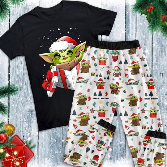 Discover Baby Yoda Pajamas Set, Baby Yoda Family Pajamas, Baby Yoda Family Christmas Pajamas Set.