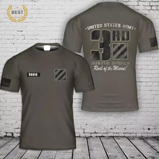3rd Infantry Division Shirt - Rock of the Marne Military Pride