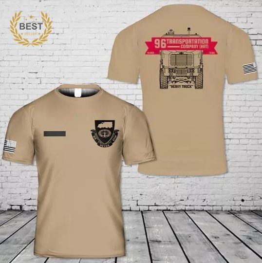 96th Transportation Company Shirt - Heavy Truck Military Tribute