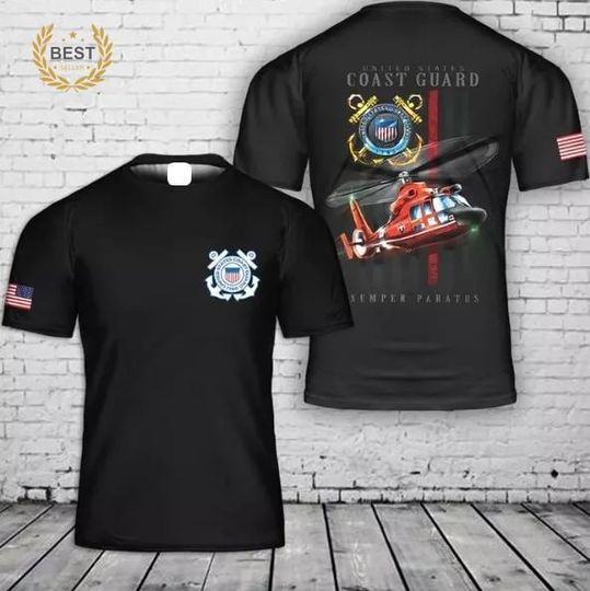 Discover US Coast-Guard Birthday August 4 3D T-Shirt AOP Shirt