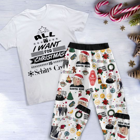 Discover Schitt's Creek Christmas Pajamas Set, Family Pajamas, Family Christmas Pajamas Set.