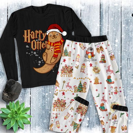 Discover Harry Otter Pajamas Set, Family Pajamas, Family Christmas Pajamas Set.
