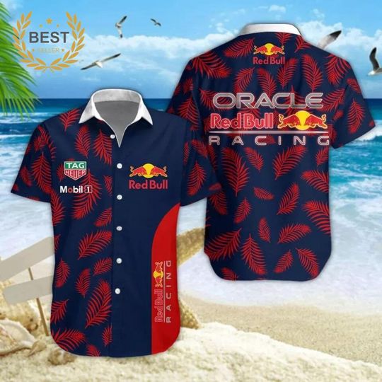 Discover Red-Bull Racing Hawaiian Shirt, Redbull Team Racing Tropical Beach Summer Shirt