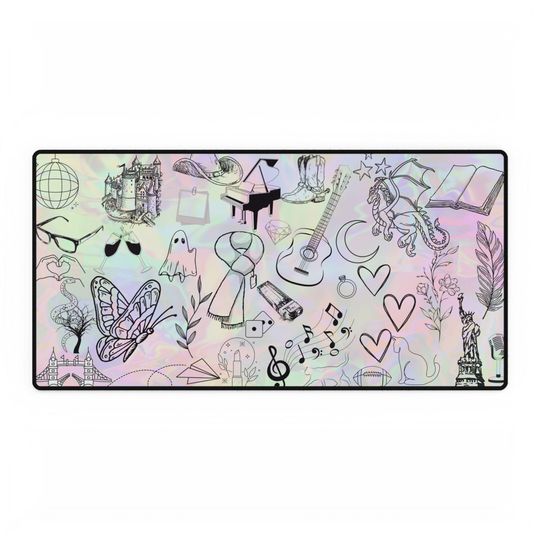 Discover Taylor Inspired Desk Mat Mouse Pad taylor version Gift for Her Him Lover Gamer Fan Girl TS Albums Eras Tour