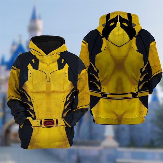 Discover Superhero Wolverine Hoodie, Deadpool & Wolverine Movie 3D Adult T-shirt Hoodie, Wolverine All Over Print Shirt, Wolverine Hoodie Gift
