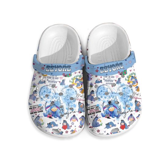 Eeyore Clogs, Winnie The Pooh Shoes, Disney Donkey Sandals