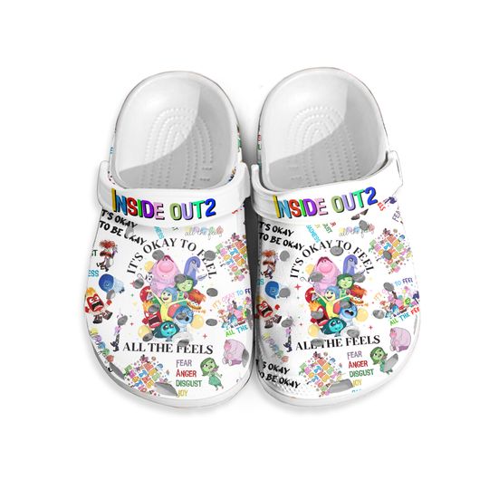 Inside Out Shoes, Inside Out 2 Sandals, Inside Out Movie, Disney Inside Out Clog
