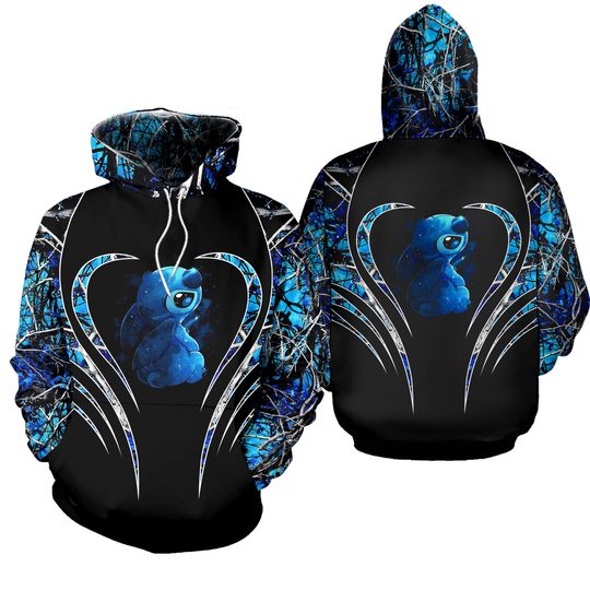 Customize Disney Stitch 3D Hoodie Leggings