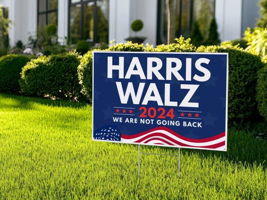 Discover Harris Walz 2024 Yard Sign, Harris Walz 2024 Sign Obviously,Yard Sign, 2024 Campaign Election Sign, Political Yard Sign,Kamala for President