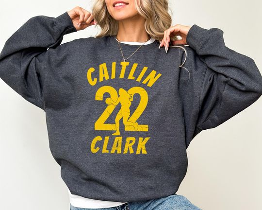 Caitlin Clark 22 Vintage Sweater Clark Fever Youth & Adult Unisex Sweatshirt