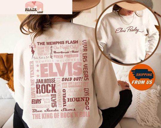 Elvis 90S Vintage Shirt, King Of Rock Tshirt, Elvis Presley Tee, Music Rock And Roll Merch, Elvis Presley Sweatshirt, Gift For Fan