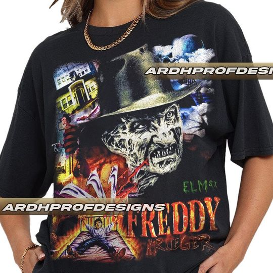 Limited Freddy Krueger Vintage T-shirt, Gift For Woman and Man Unisex T-Shirt ARDH005
