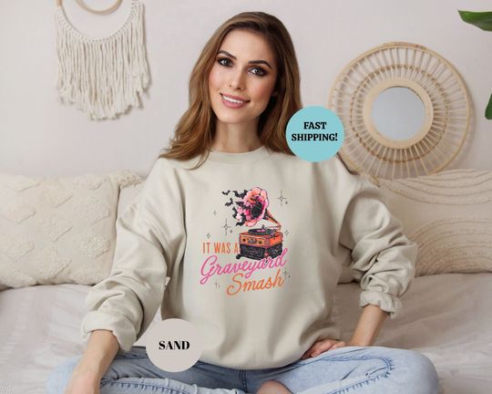 Discover It was a Graveyard Smash Halloween Sweatshirt, Cute Halloween Sweater