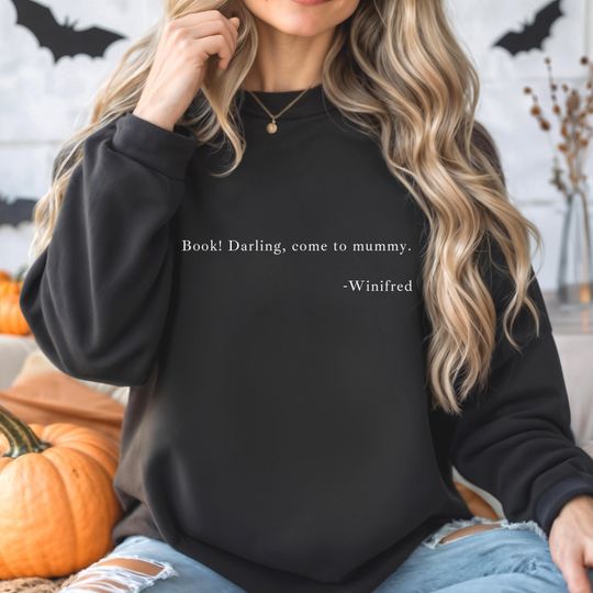 Discover Funny Halloween Sweatshirt, Halloween Hocus Pocus Shirt, Librarian Halloween Gift Sweater