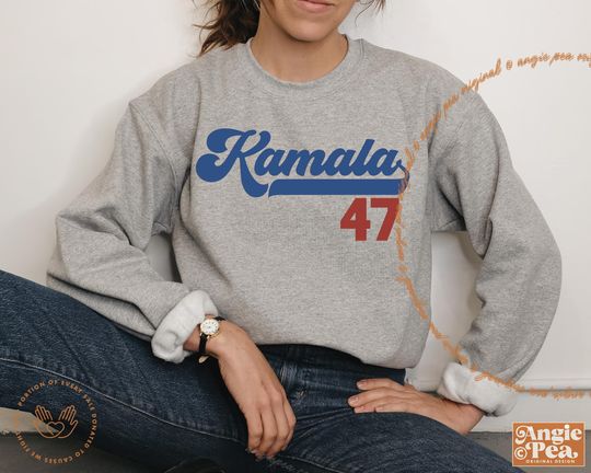 Discover Kamala Harris 47, Harris 47, Kamala Sweatshirt, Kamala 2024 Shirt, Vote Blue,
