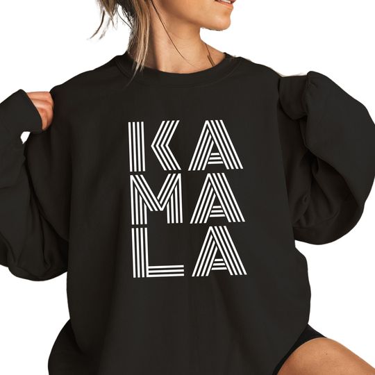 Discover Kamala Harris  Sweatshirt and Hoodie - Ka Ma La Sweatshirt - Madam President Crewneck  - Kamala Rally Shirt Presidential Election 2024