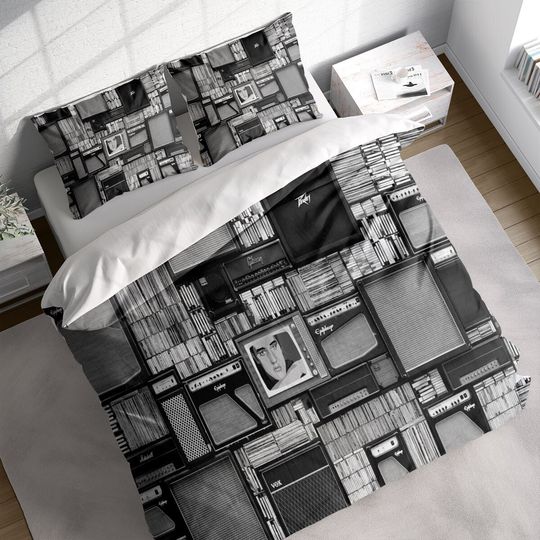 Discover 3D Rock Elvis Presley Bedding Set, Bedroom Decor