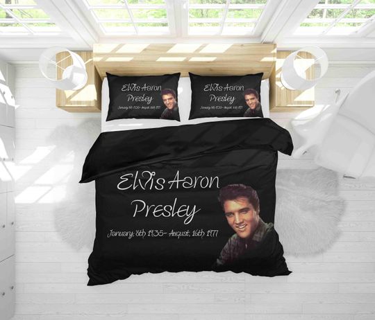 3D Rock Elvis Presley Bedding Set, Bedroom Decor
