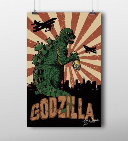 god zilla Poster