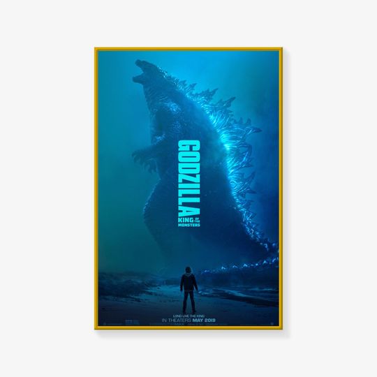 god zilla Poster, Movie Poster, god zilla Poster Print, Canvas Art Poster Wall Art Picture Print Modern Family bedroom Decor Posters