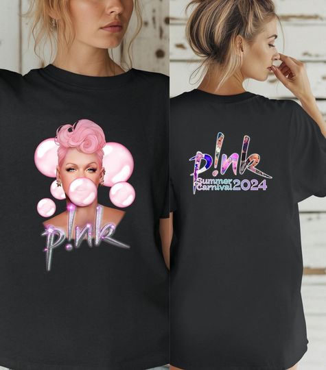 Discover P!nk Summer Carnival Tour Comfort Colors, Trustfall Album Tshirt, Pink Tour Tee, Music Tour 2024 Apparel, Concert Tshirt, Pink Fan Tshirt