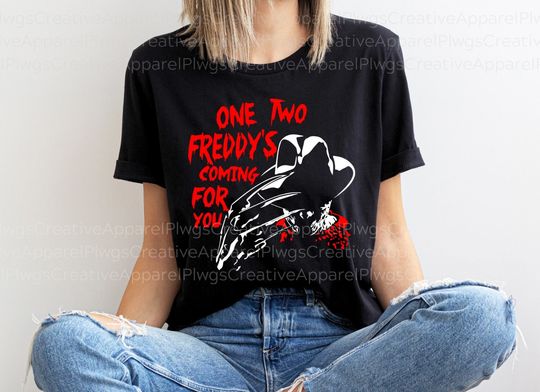 Freddy Shirt | Quality Printed Design | Freddy Krueger Shirt, Horror Shirt | Nightmare on Elm | Freddy Krueger | Horror Squad | Unisex Sizes