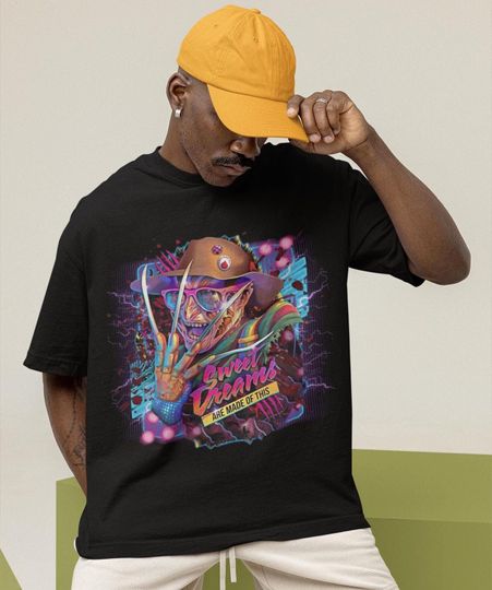 Unisex Freddy Krueger Shirt -Freddy Krueger Tshirt,Freddy Krueger T shirt,Freddy Krueger T-shirt,Horror Shirt,Nightmare on Elm Street Shirt
