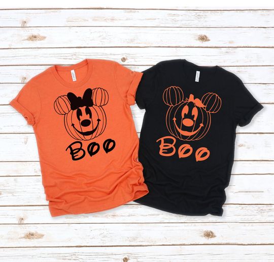 Discover Disney Halloween BOO Shirts, Disney Halloween Family Shirts, Disney Family Shirts, Disney Shirts, Disney  Pumpkin Shirts , Disney Halloween