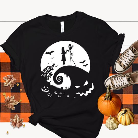 Nightmare Halloween Shirts, Halloween Family Shirts, Nightmare Halloween couple Shirts, Nightmare Before Christmas Tee, Jack Skellington Tee