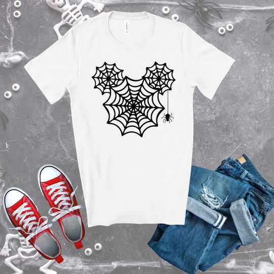 Discover Mickeys Spider Web Halloween Shirt , Cute & Creepy: Mickey Spider Web Tee , Halloween Party Shirt , Disney Toddler Tee , Halloween Gift