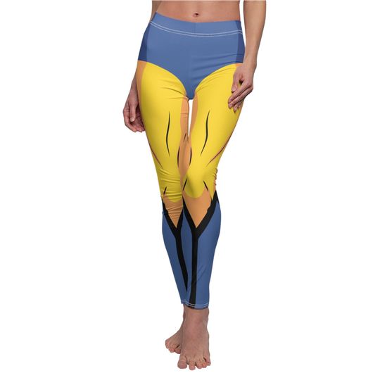 Wolverine Leggings, Mutant Human Costume, Logan Cosplay, Comic-Con Party Outfit, Halloween Event Apparel, Fashion Pant for runDisney
