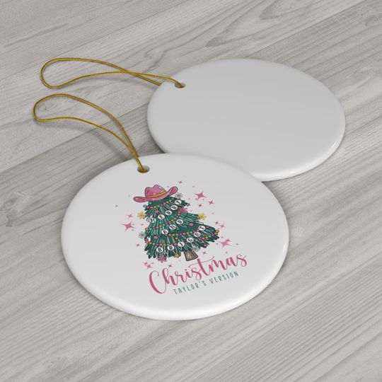 Discover taylor version Christmas Ornament - Ceramic Ornament