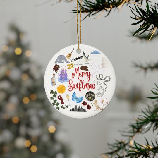 Discover Taylor Inspired Christmas Ornament