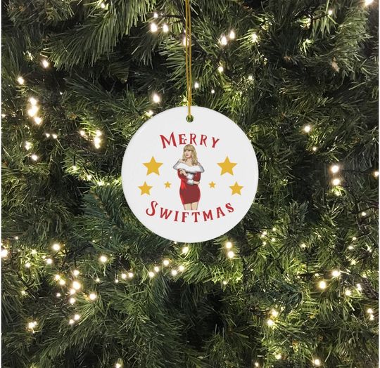 Discover Taylor Christmas Tree Ornament - Ceramic