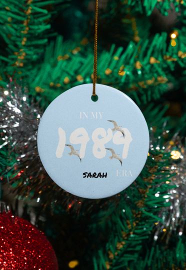 Discover Christmas Ornament Personalized Gift for Music Fan T.S. Song Ornament Custom Personalized 1989 Ornament Gifts for Her Him Them Name Ornament