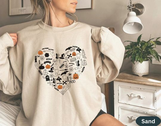 Discover Dental Halloween Shirt Gift for Dentist,Womens Halloween Sweatshirt for Dental Assistant