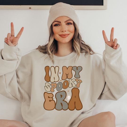 Discover In My Spooky Era Sweatshirt, Halloween sweatshirt, Funny Halloween  Sweatshirt