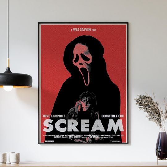 Scream Poster - Movie Print