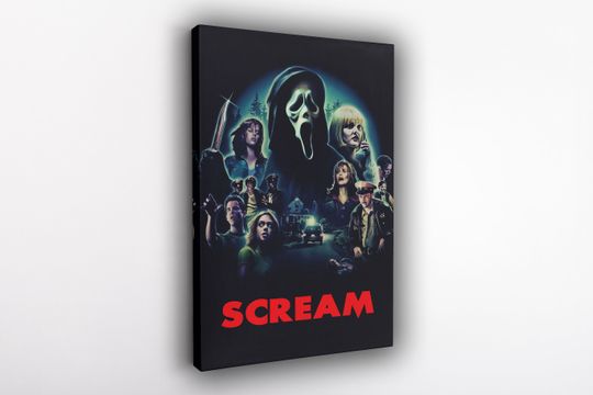 Scream Poster, Scream, Scream Movie Poster, Room Decor, Home Decor, Movie Poster for Gift
