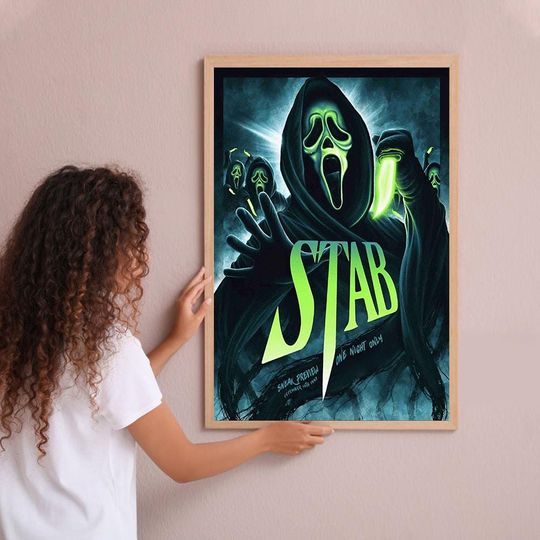 Discover Scream STAB 1966 Movie Poster Wall Art Home Decoration Poster Print Gifts for her/him