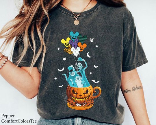 Vintage Haunted Mansion Mickey Halloween Shirt, Haunted Mansion Tee Halloween Pumpkin Shirt, Disney Halloween, Great Gift Ideas Men Women