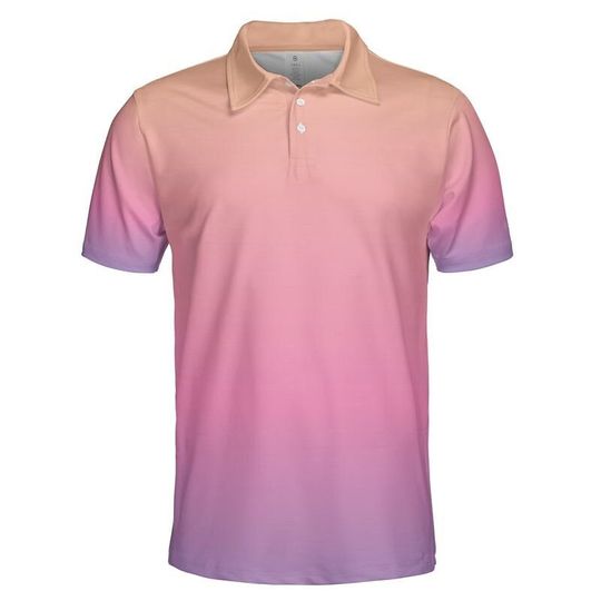 Discover Peach Sunset Polo Shirt