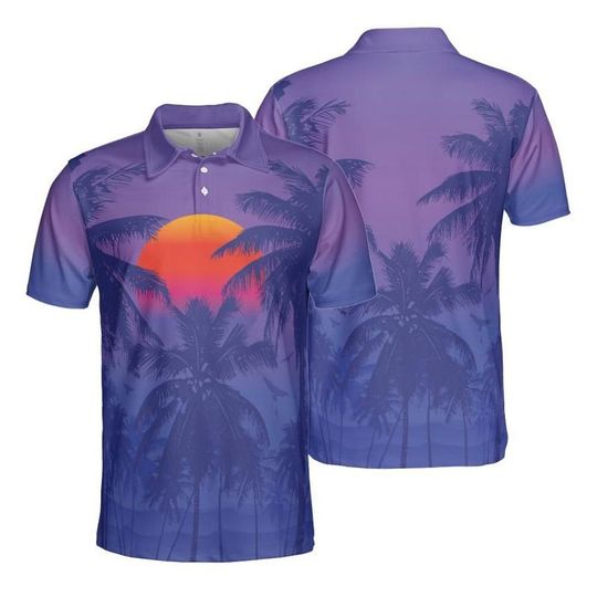Discover Tropical Sunrise Polo Shirt