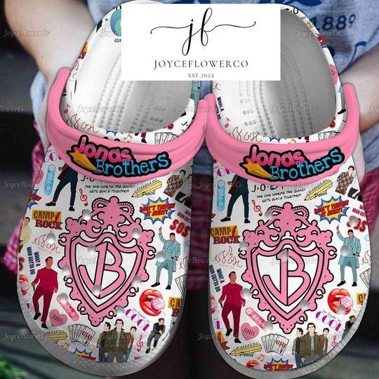 Jonas Brothers Clogs, Jonas Brothers Sandals, Jonas Brothers Tour 2024 Sandals, Five Album One Night, Jonas Brothers Fan Gift