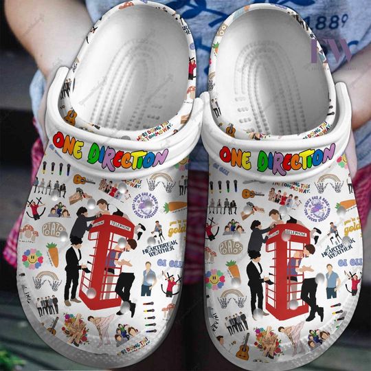 One Direction Clogs, Midnight Memories Sandals, One Direction Sandals, Music Concert 2024 Shoes, Louis Tomlinson Men Shoes