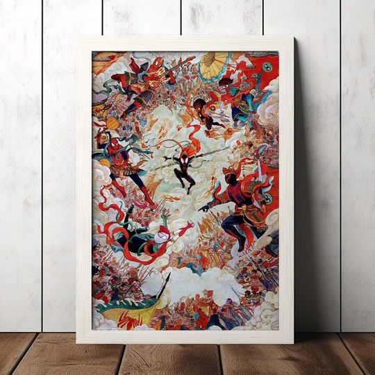 Discover Spider-Man: Across the Spider-Verse (2023) Movie Poster - Film Fan Collectibles - Vintage Movie Poster - Home Decor - Wall Art