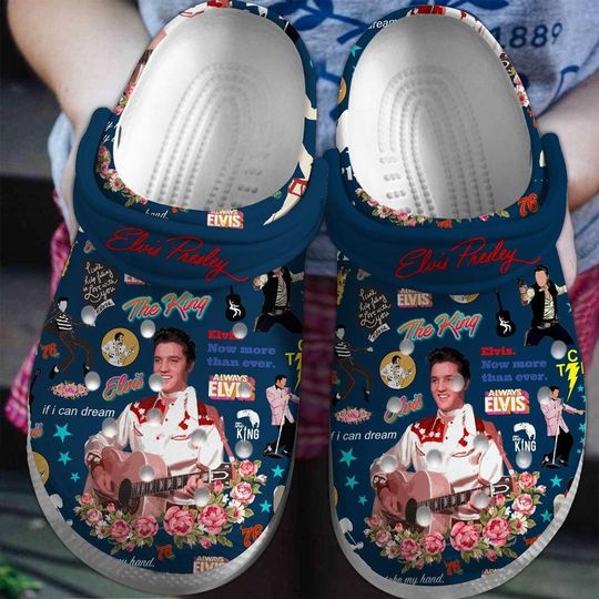 Elvis Presley Shoes, Elvis Music Men Shoes, Retro Elvis Presley Men Shoes, Elvis Presley Fan Gift, Elvis Presley Lover Sandals
